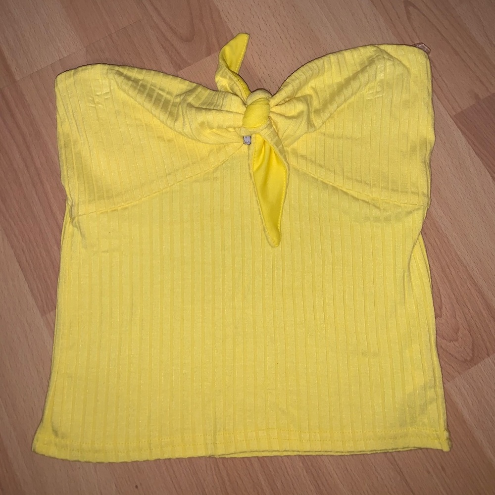 Ribbed tube top